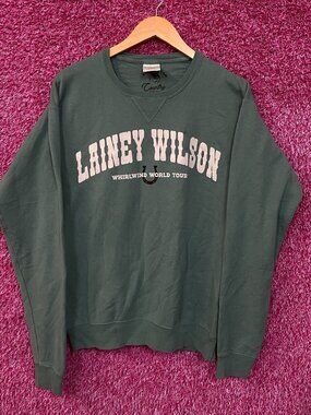 Lainey Wilson Whirlwind World Tour Crewneck Sweatshirt Small